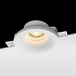 Aro downlight redondo de escayola "MUR" - GU10 - ø100mm