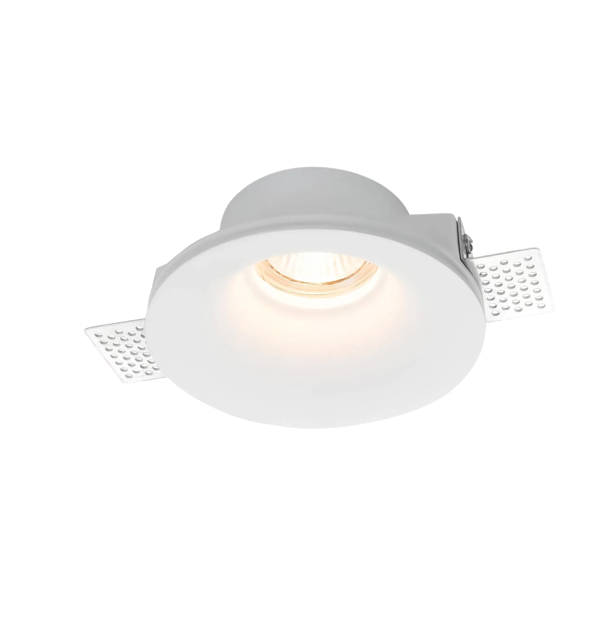 Aro downlight redondo de escayola "MUR" - GU10 - ø100mm