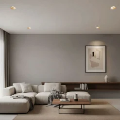 Aro downlight redondo de escayola