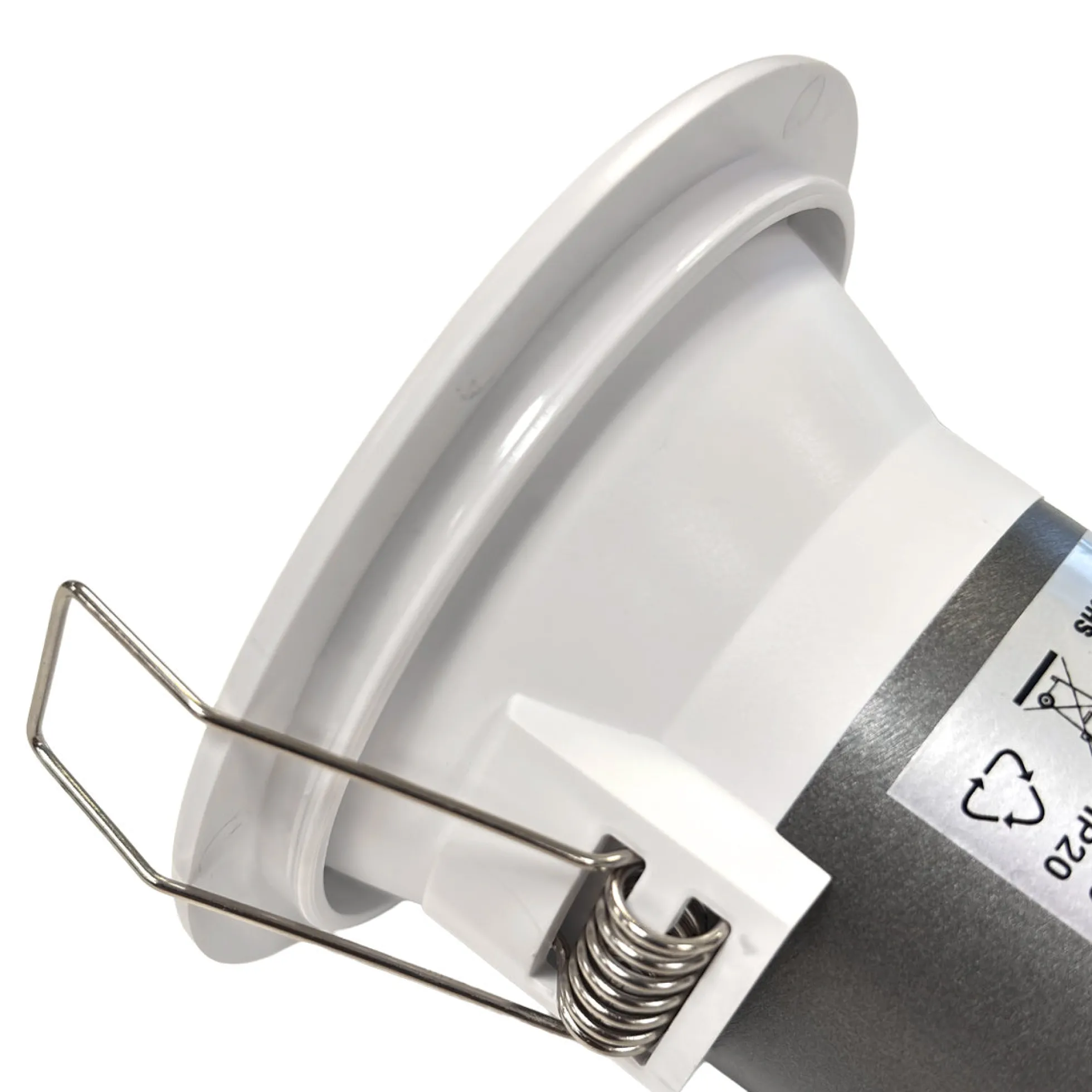 Aro Empotrable Fijo para Focos LED – Serie KOPPA | Diámetro de Corte 65–75 mm