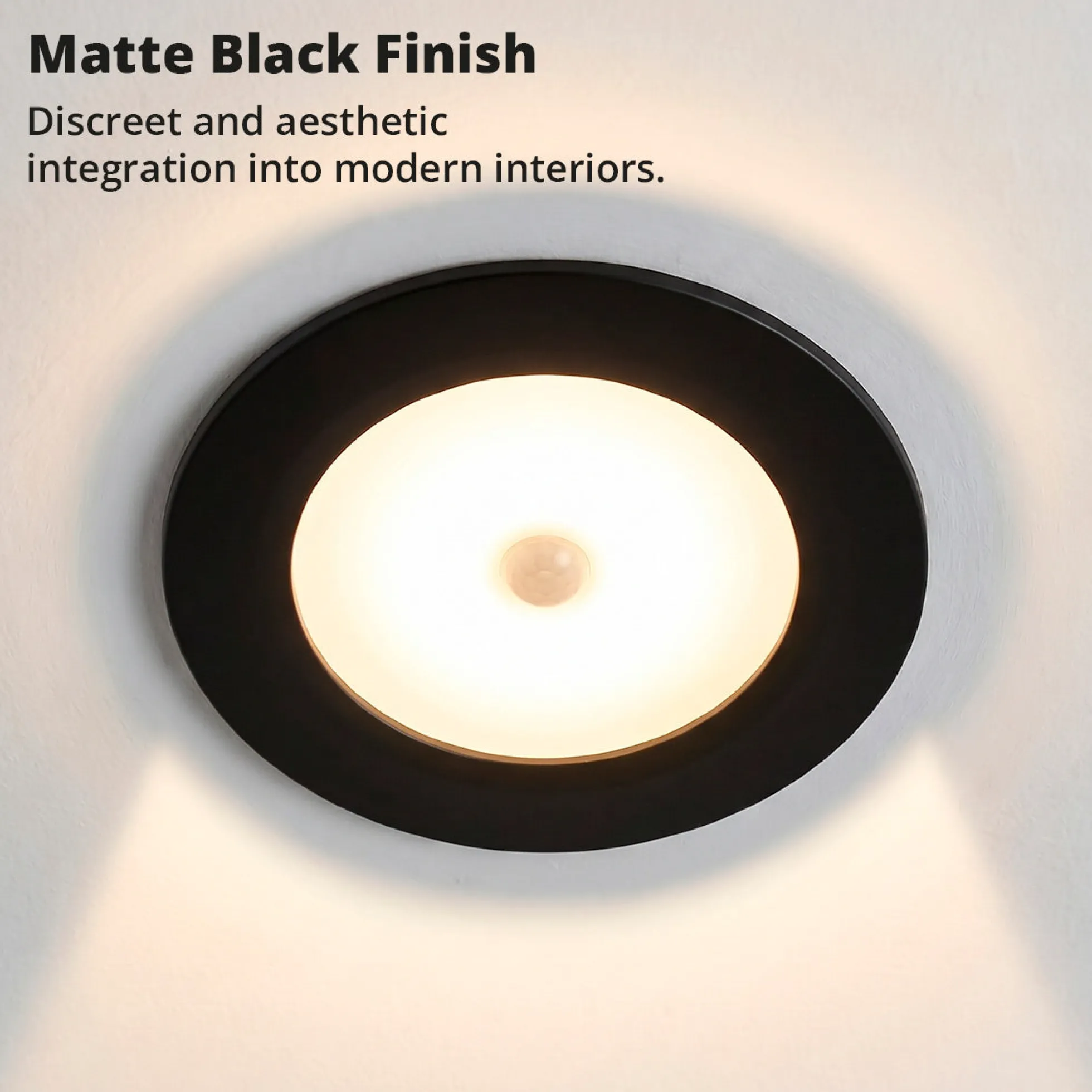 Aro empotrable para downlight BD35 - Negro - IP54