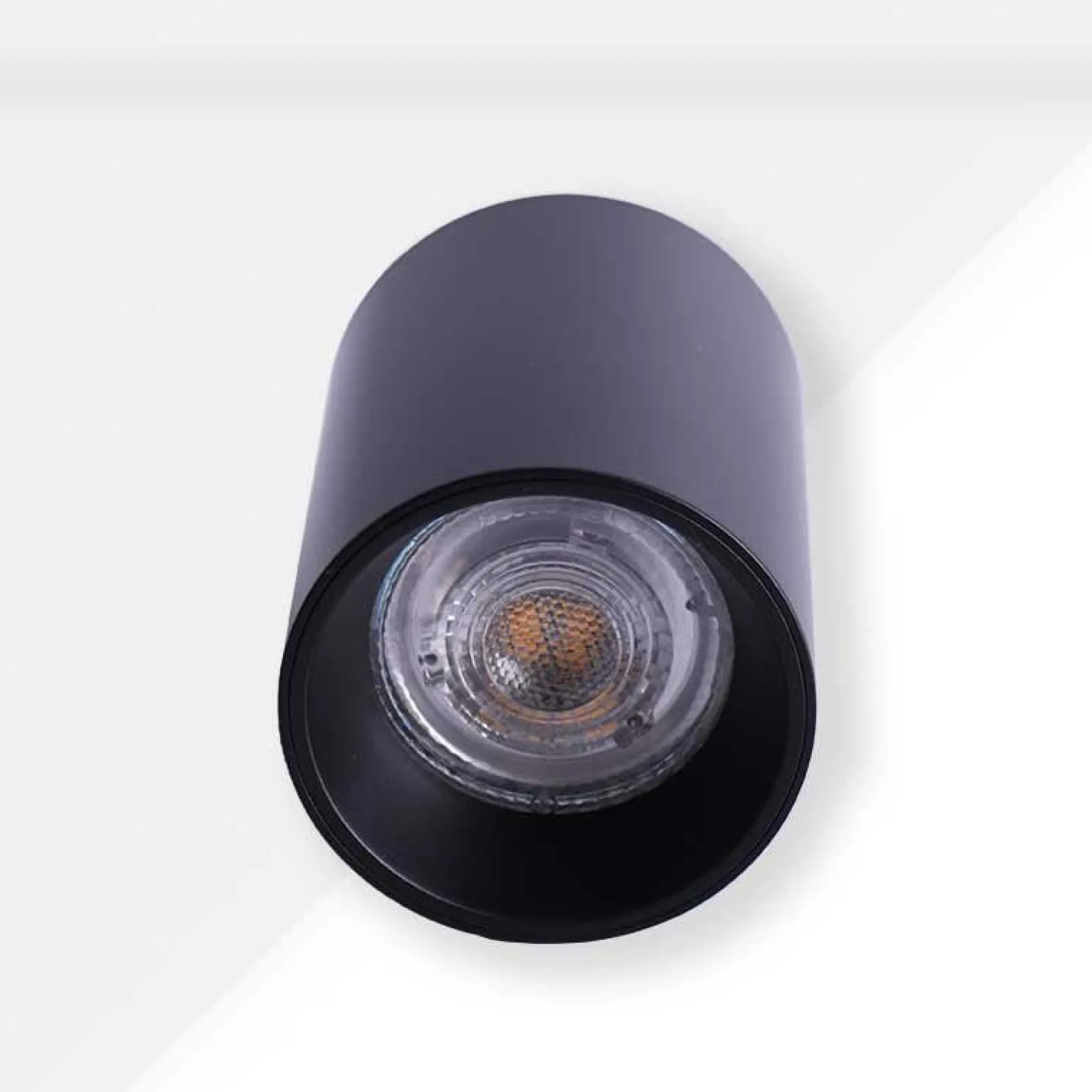 Aro tubular para bombilla GU10 – Efecto aplique de techo