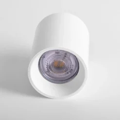 Aro tubular para bombilla GU10 – Efecto aplique de techo