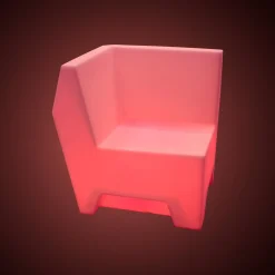 Asiento luminoso LED RGBW - 16W - Recargable - IP65