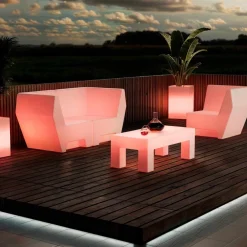 Asiento luminoso LED RGBW - 16W - Recargable - IP65