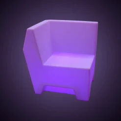 Asiento luminoso LED RGBW - 16W - Recargable - IP65