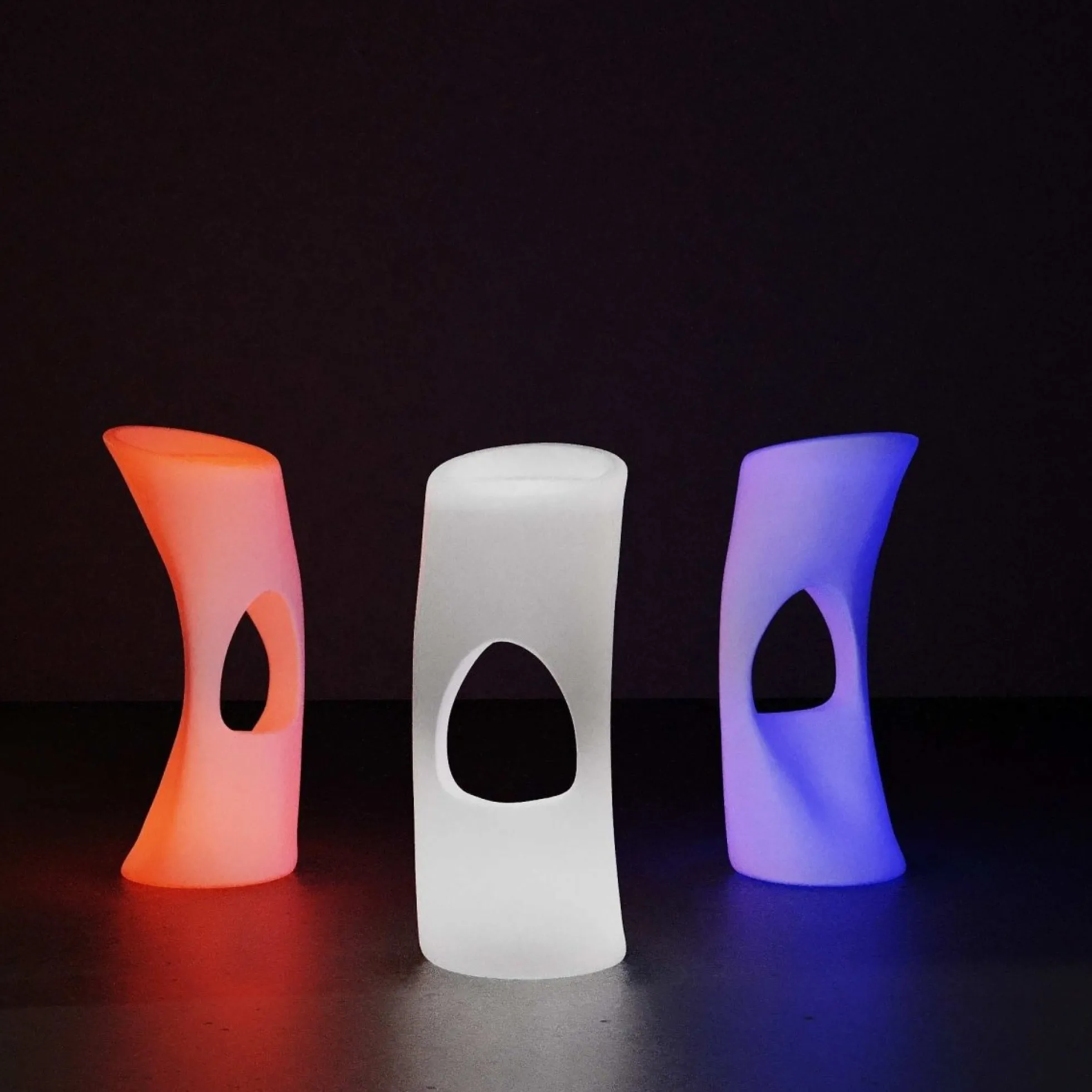 Asiento luminoso LED RGBW - 12W - Recargable