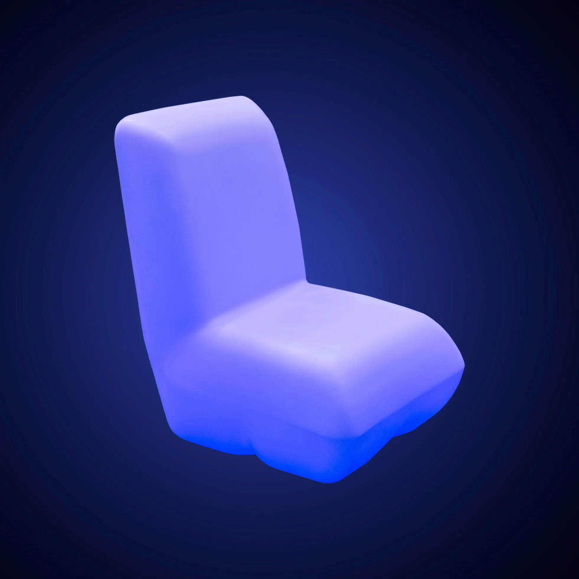 Asiento luminoso LED RGBW - 16W - Recargable