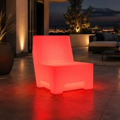 Asiento luminoso LED RGBW - XL - 16W - Recargable