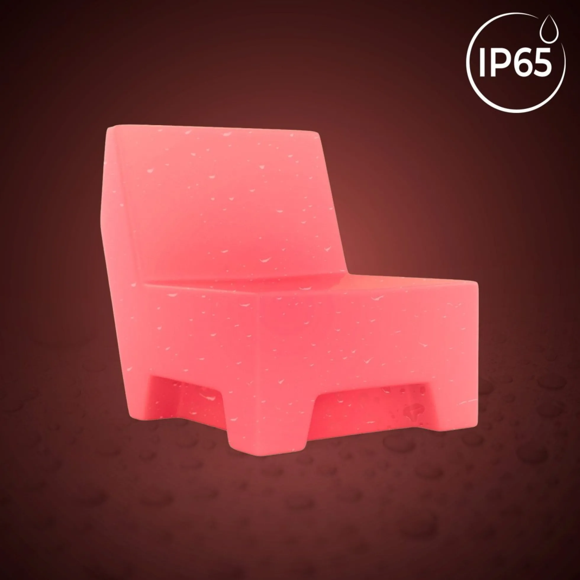 Asiento luminoso LED RGBW - XL - 16W - Recargable