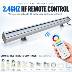Bañador de pared LED RGB+CCT 24W control RF/WiFi | Mi Light - RL1-24