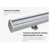 Bañador de pared LED RGB+CCT 24W control RF/WiFi | Mi Light - RL3-24