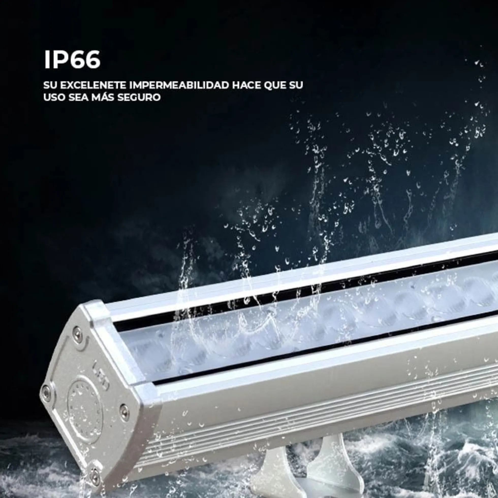 Bañador de pared LED RGB+CCT 24W control RF/WiFi | Mi Light - RL3-24
