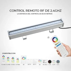 Bañador de pared LED RGB+CCT 24W control RF/WiFi | Mi Light - RL3-24
