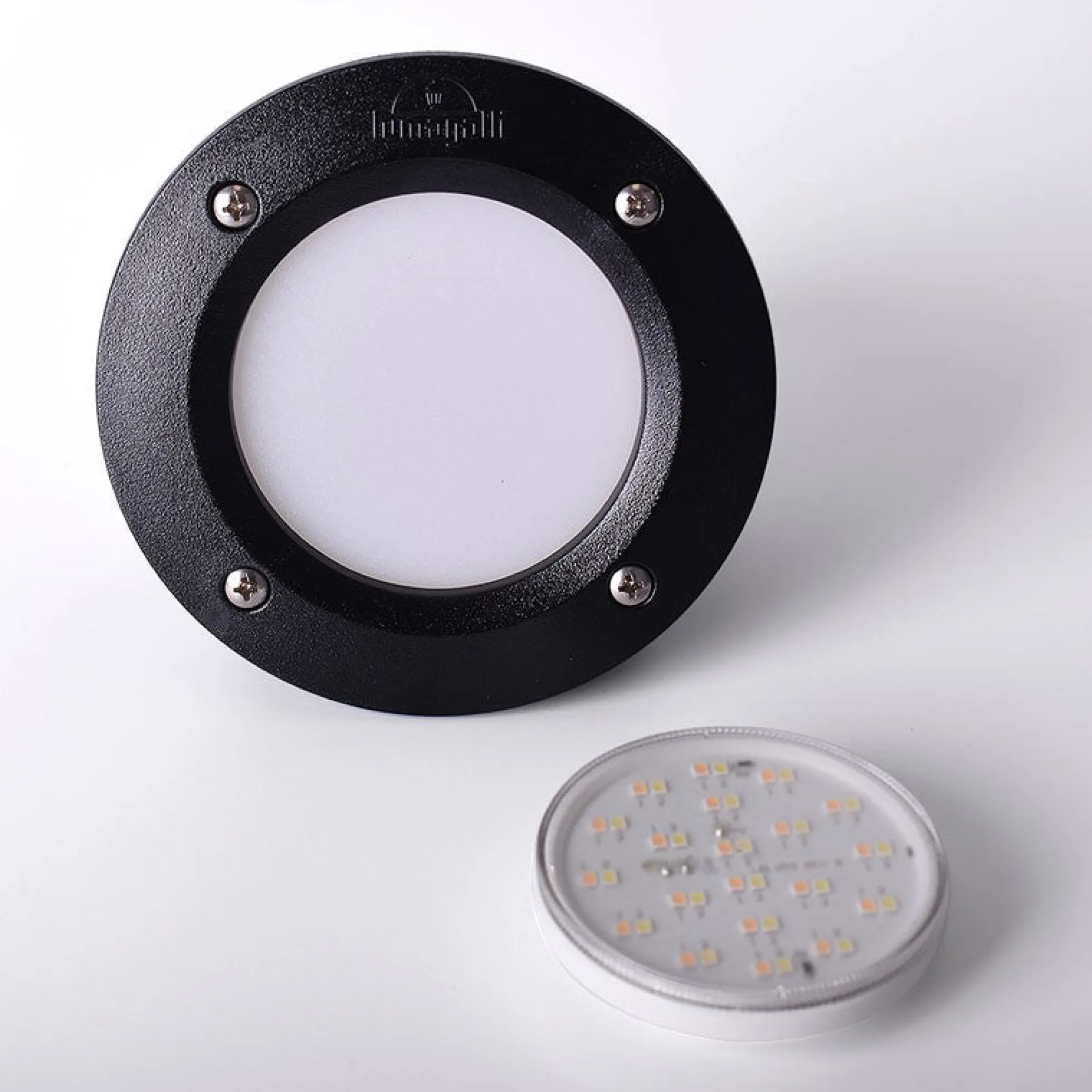 Baliza empotrable LED FUMAGALLI "LETI 100 ROUND" GX53 - 3W - IP66