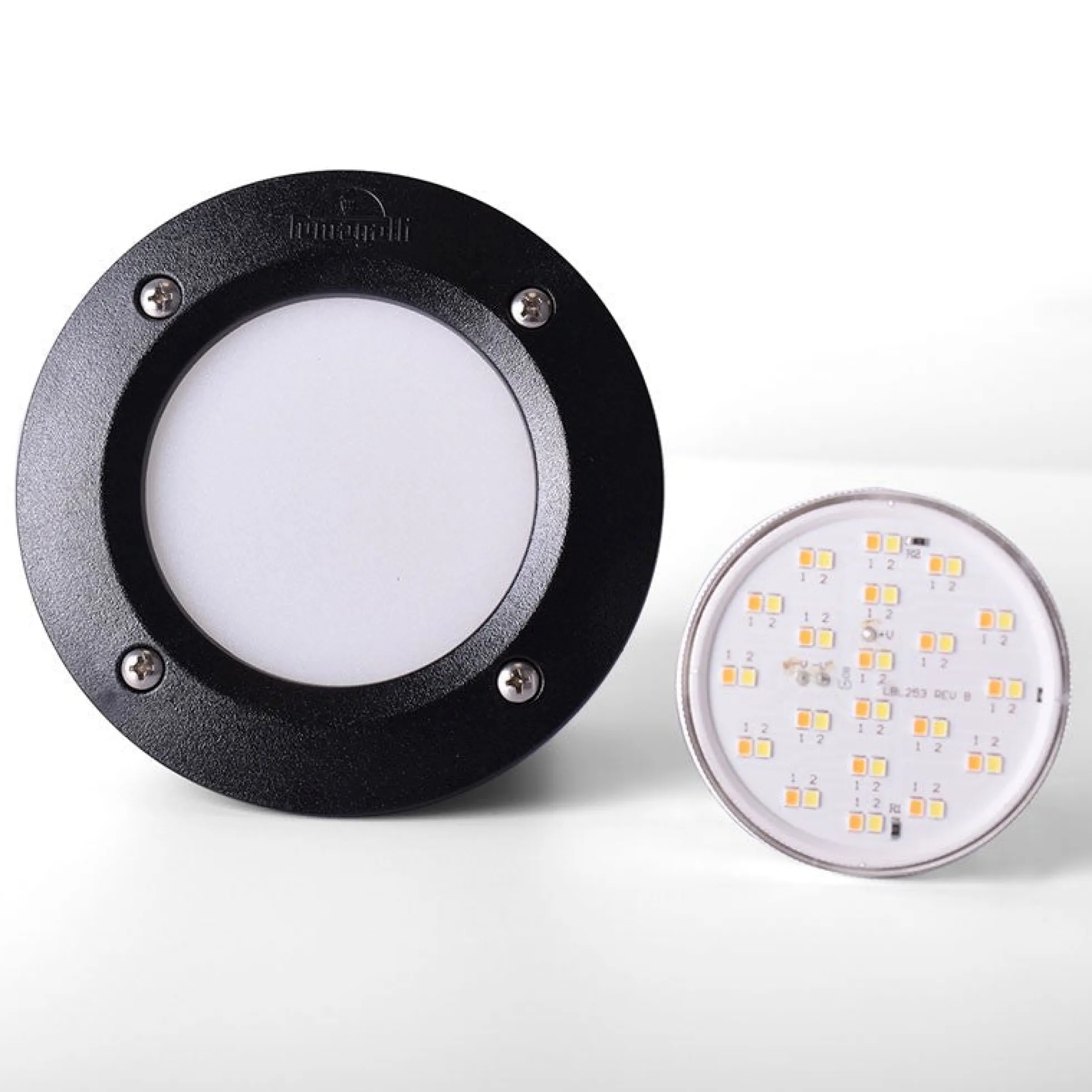 Baliza empotrable LED FUMAGALLI "LETI 100 ROUND" GX53 - 3W - IP66