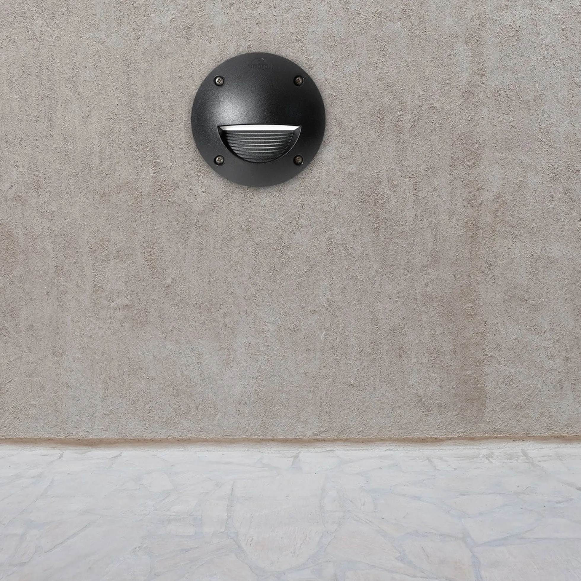 Baliza empotrable LED FUMAGALLI "LETI 100 ROUND-ST" GX53 - 3W - IP66