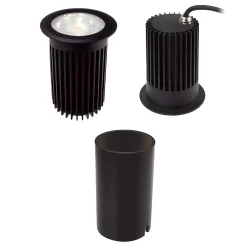 Baliza LED empotrable en suelo 30W -Blanco cálido - Ø10cm- IP67 - 220v