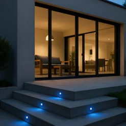 Baliza LED exterior empotrable - RGB - 0,7W - IP67 - Ø60mm
