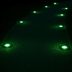 Baliza LED exterior empotrable - RGB - 0,7W - IP67 - Ø60mm