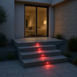 Baliza LED exterior empotrable - RGB - 0,7W - IP67 - Ø60mm