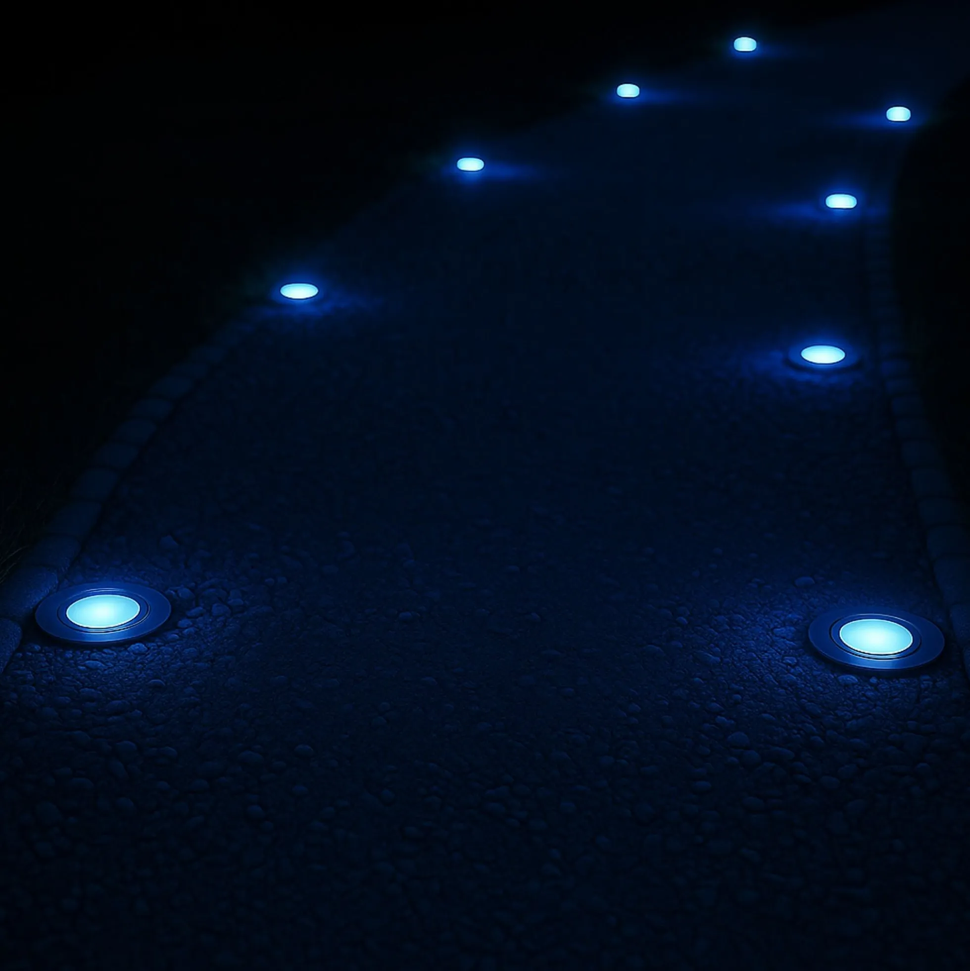 Baliza LED exterior empotrable - RGB - 0,7W - IP67 - Ø60mm