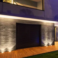 Baliza LED exterior suelo 18W - 12V DC - IP67 - Ø15cm -30º - RGB/3000K