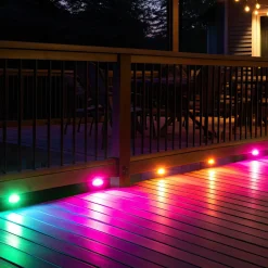 Baliza LED exterior suelo 18W - 12V DC - IP67 - Ø15cm -30º - RGB/3000K