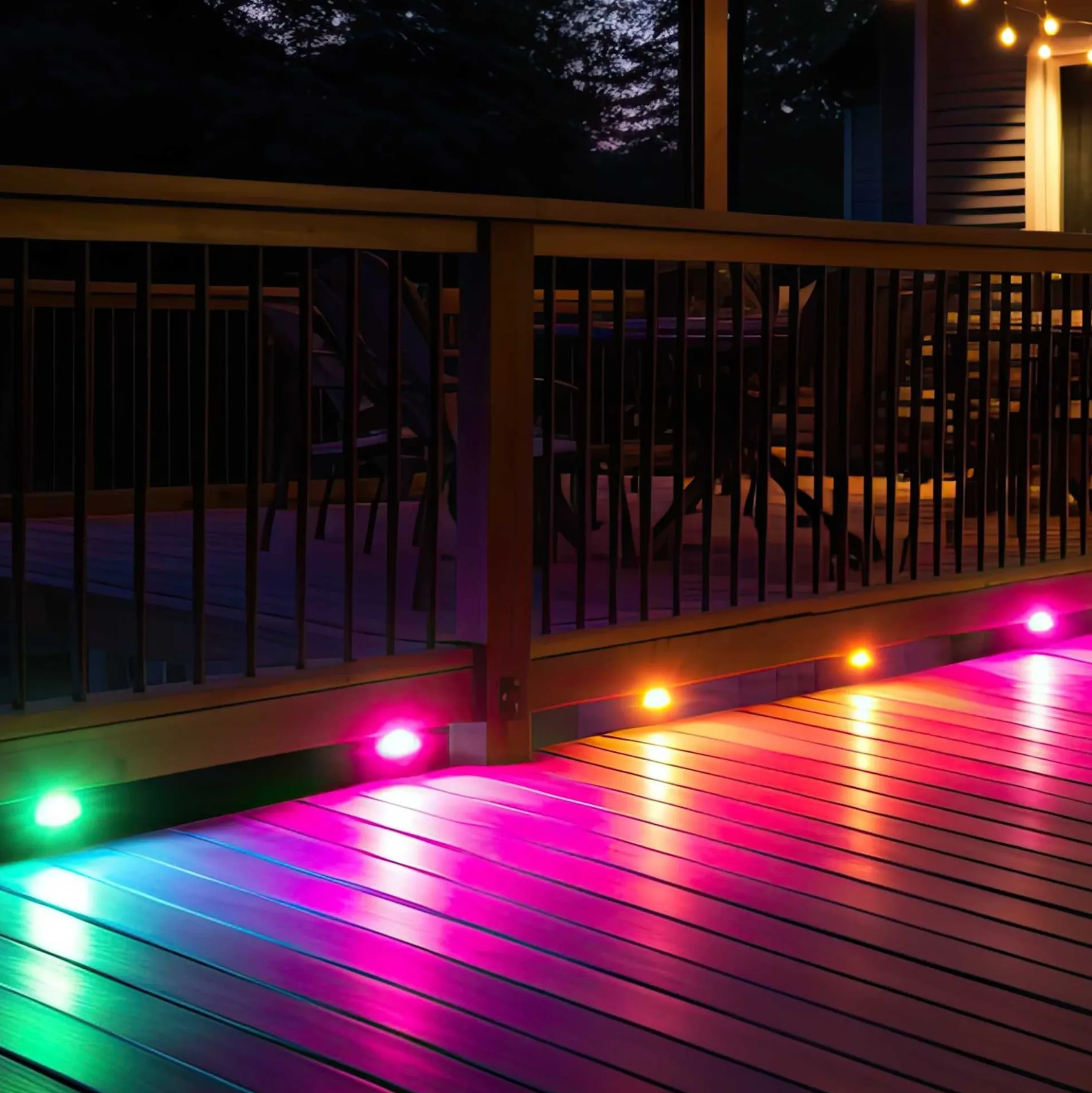 Baliza LED exterior suelo 18W - 12V DC - IP67 - Ø15cm -30º - RGB/3000K