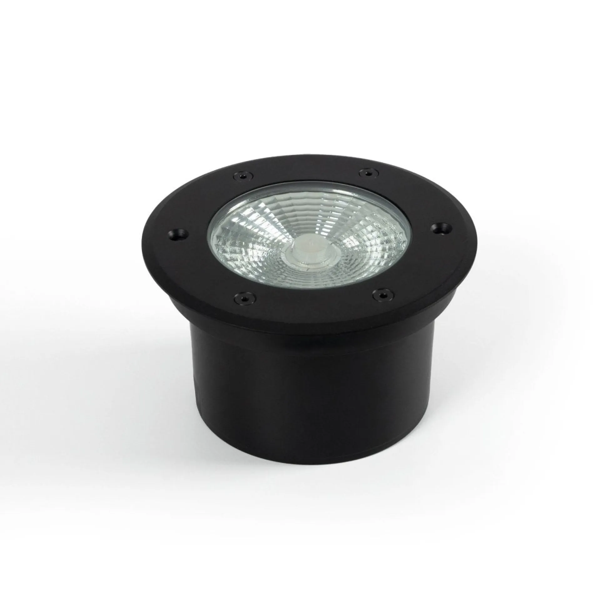 Baliza LED exterior suelo 18W - 12V DC - IP67 - Ø15cm -30º - RGB/3000K