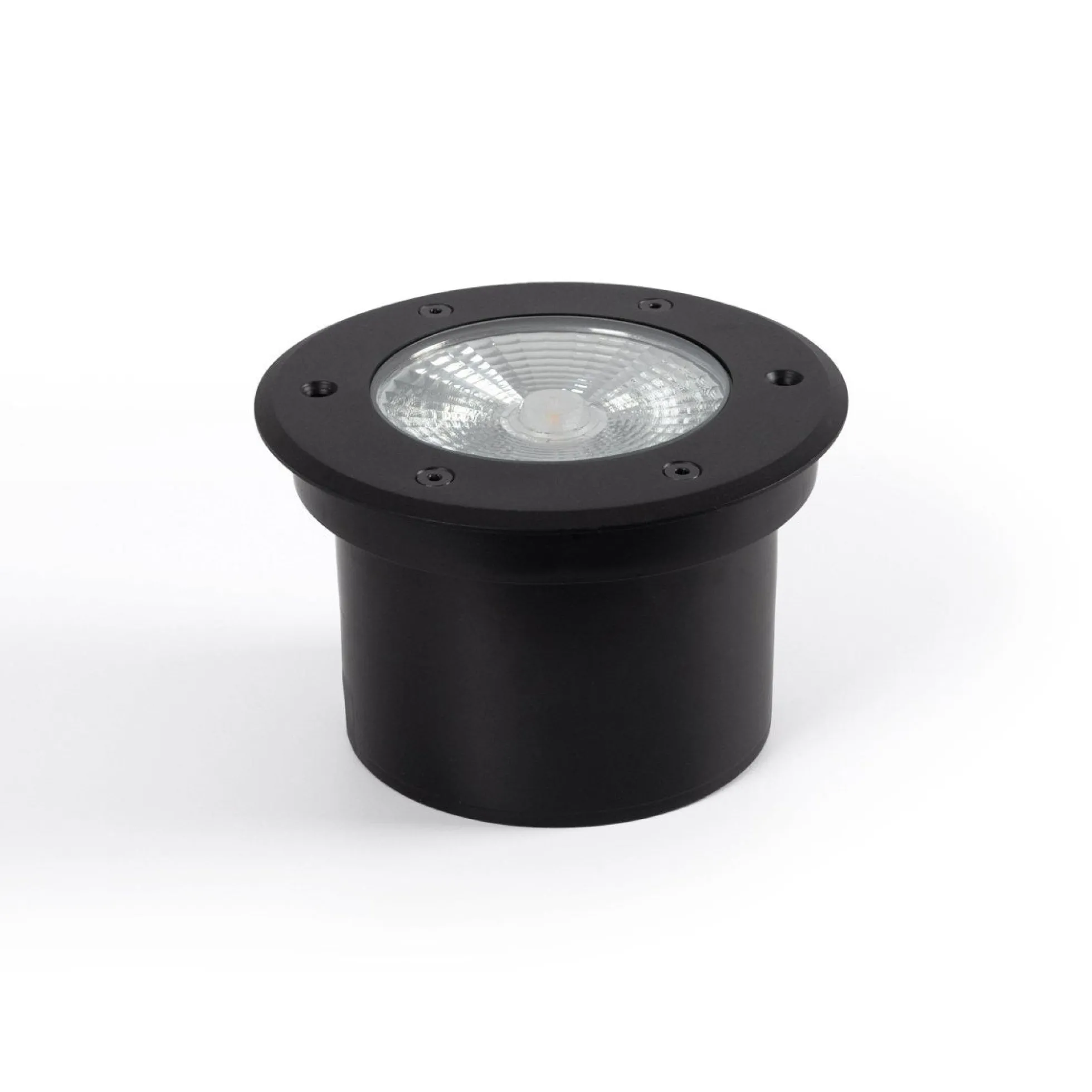 Baliza LED exterior suelo 18W - 12V DC - IP67 - Ø15cm -30º - RGB/3000K