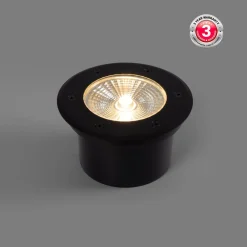 Baliza LED exterior suelo 18W - 12V DC - IP67 - Ø15cm -30º - RGB/3000K