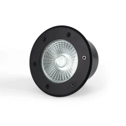 Baliza LED exterior suelo 18W - 12V DC - IP67 - Ø15cm -30º - RGB/3000K