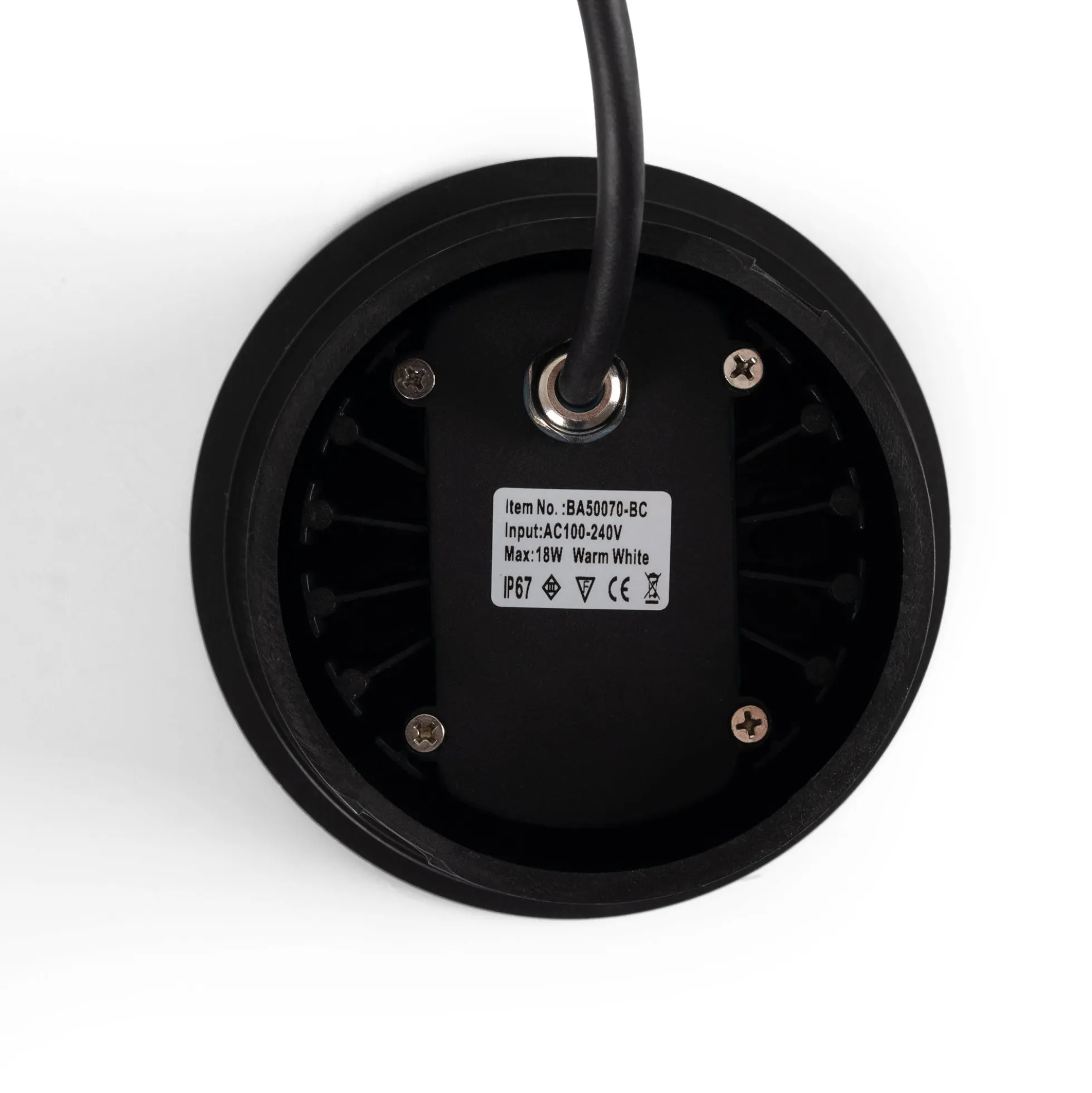 Baliza LED exterior suelo 18W - 100-240V - IP67 - Ø15cm - 30º