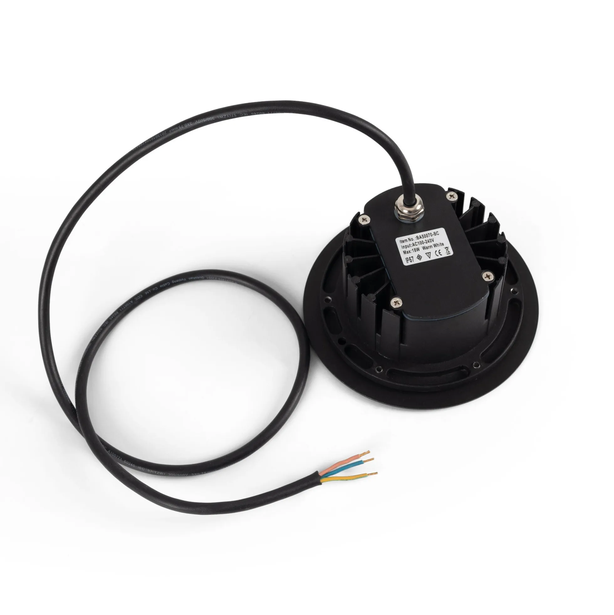 Baliza LED exterior suelo 18W - 100-240V - IP67 - Ø15cm - 30º