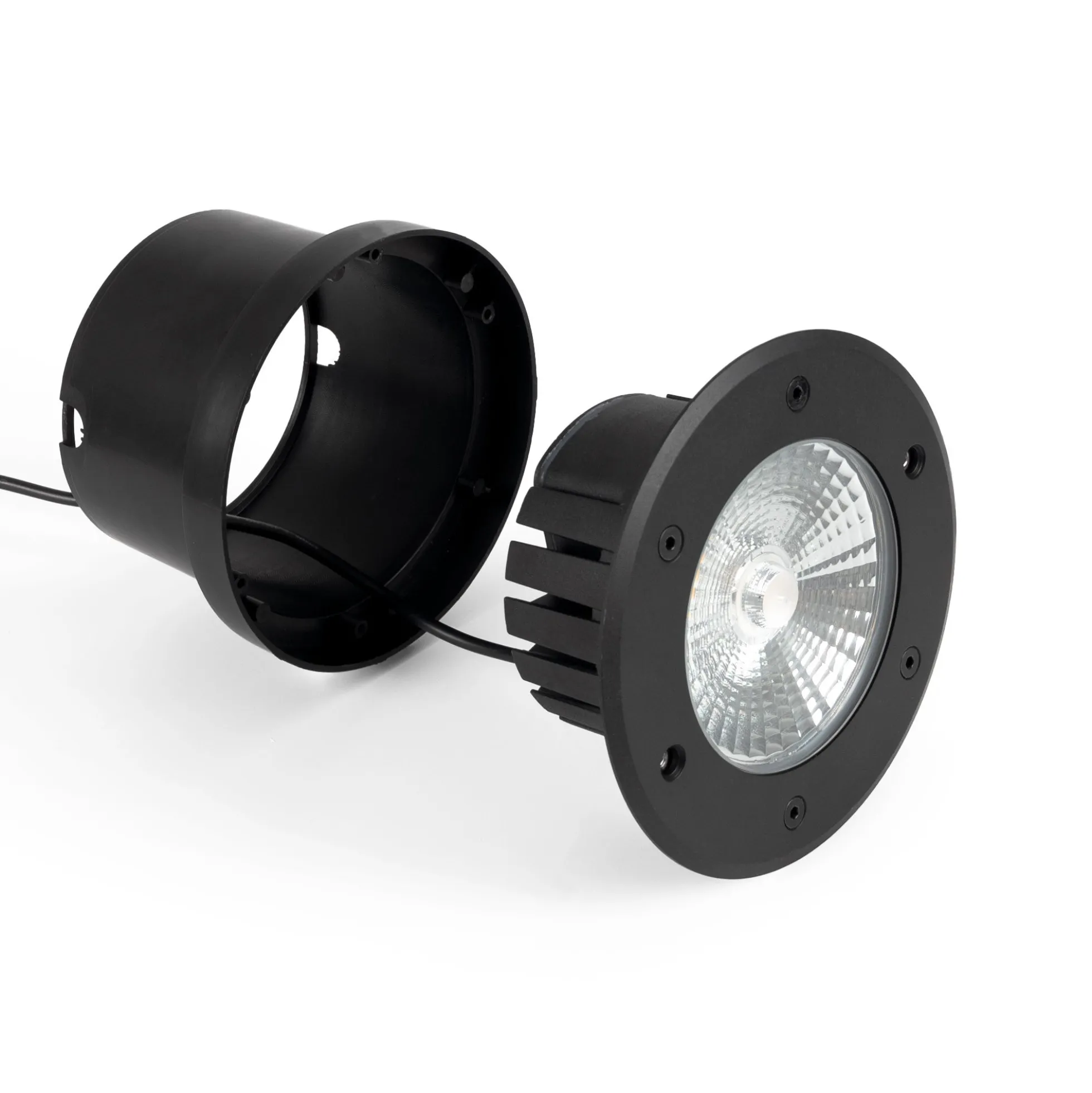 Baliza LED exterior suelo 18W - 100-240V - IP67 - Ø15cm - 30º