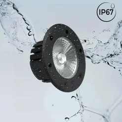 Baliza LED exterior suelo 18W - 100-240V - IP67 - Ø15cm - 30º