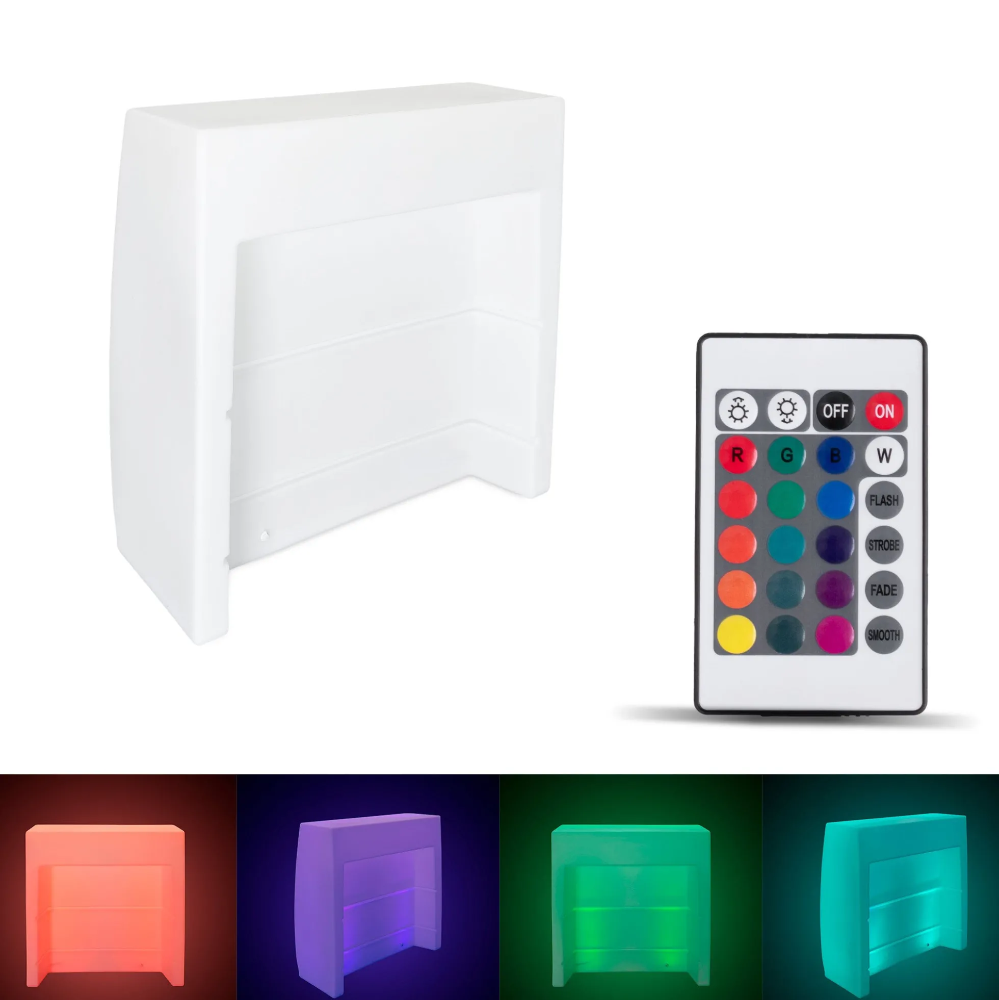 Barra de bar LED RGBW - 64W - Recargable
