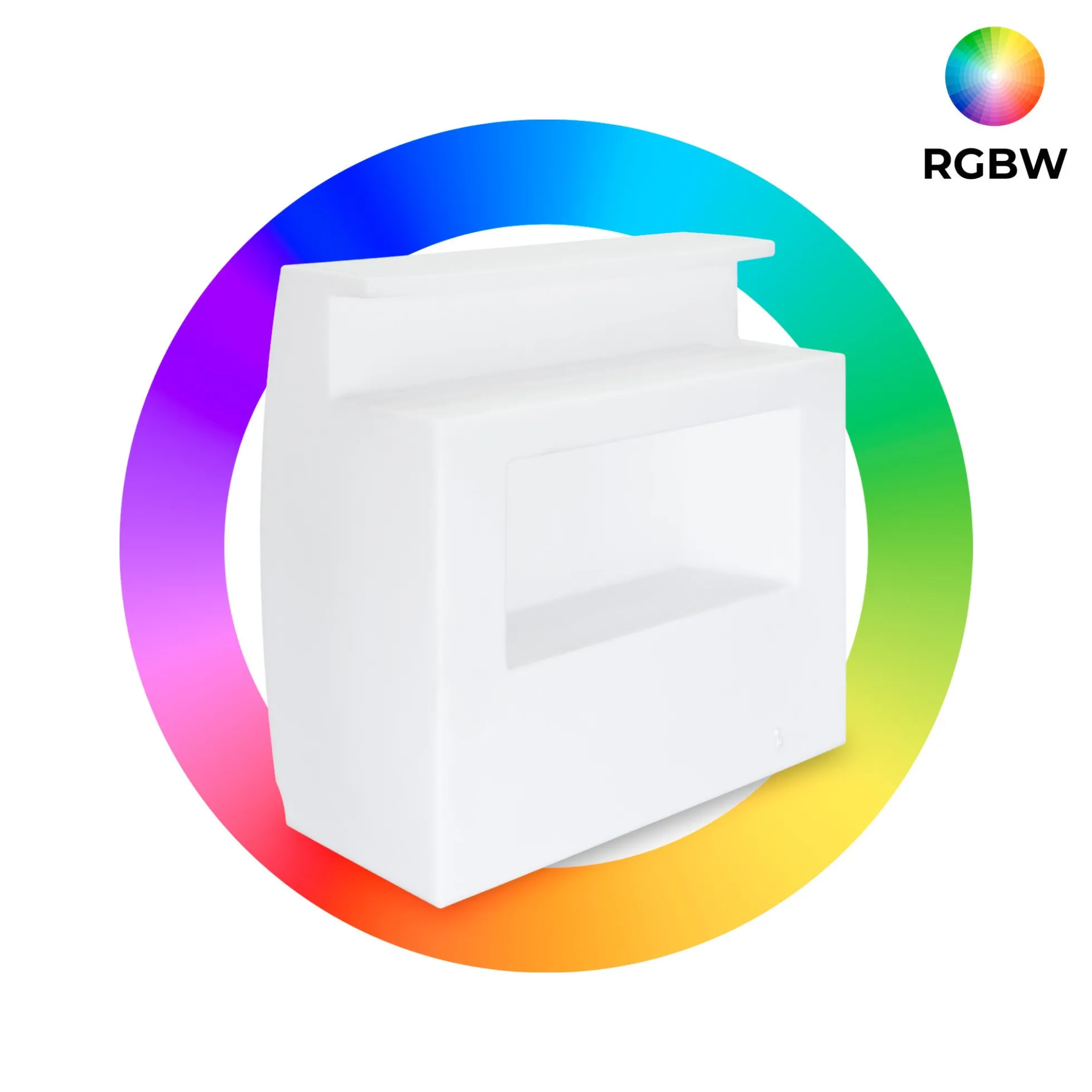 Barra de bar LED RGBW - 2 x 5W - Recargable