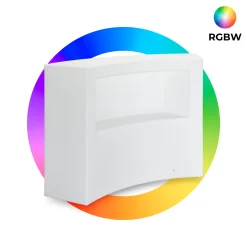Barra de bar LED RGBW - 2 x 5W - Recargable - Diseño curvo
