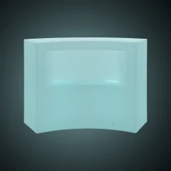 Barra de bar LED RGBW - 2 x 5W - Recargable - Diseño curvo