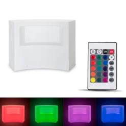 Barra de bar LED RGBW - 2 x 5W - Recargable - Diseño curvo