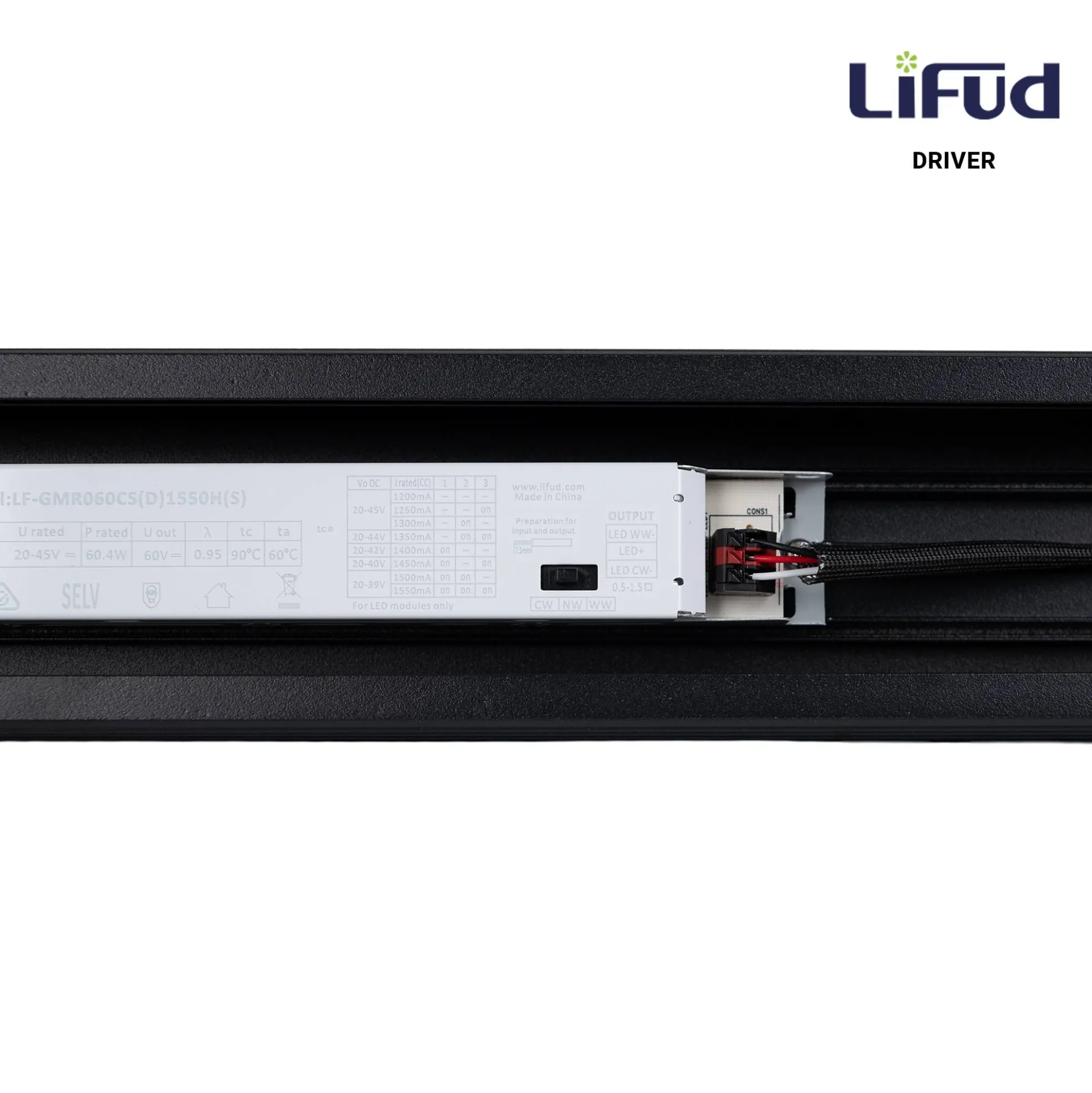 Barra lineal LED de alta potencia - 60W - 150cm - Enlazable - IP20