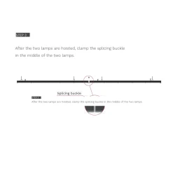 Barra lineal LED de alta potencia - 60W - 150cm - Enlazable - IP20