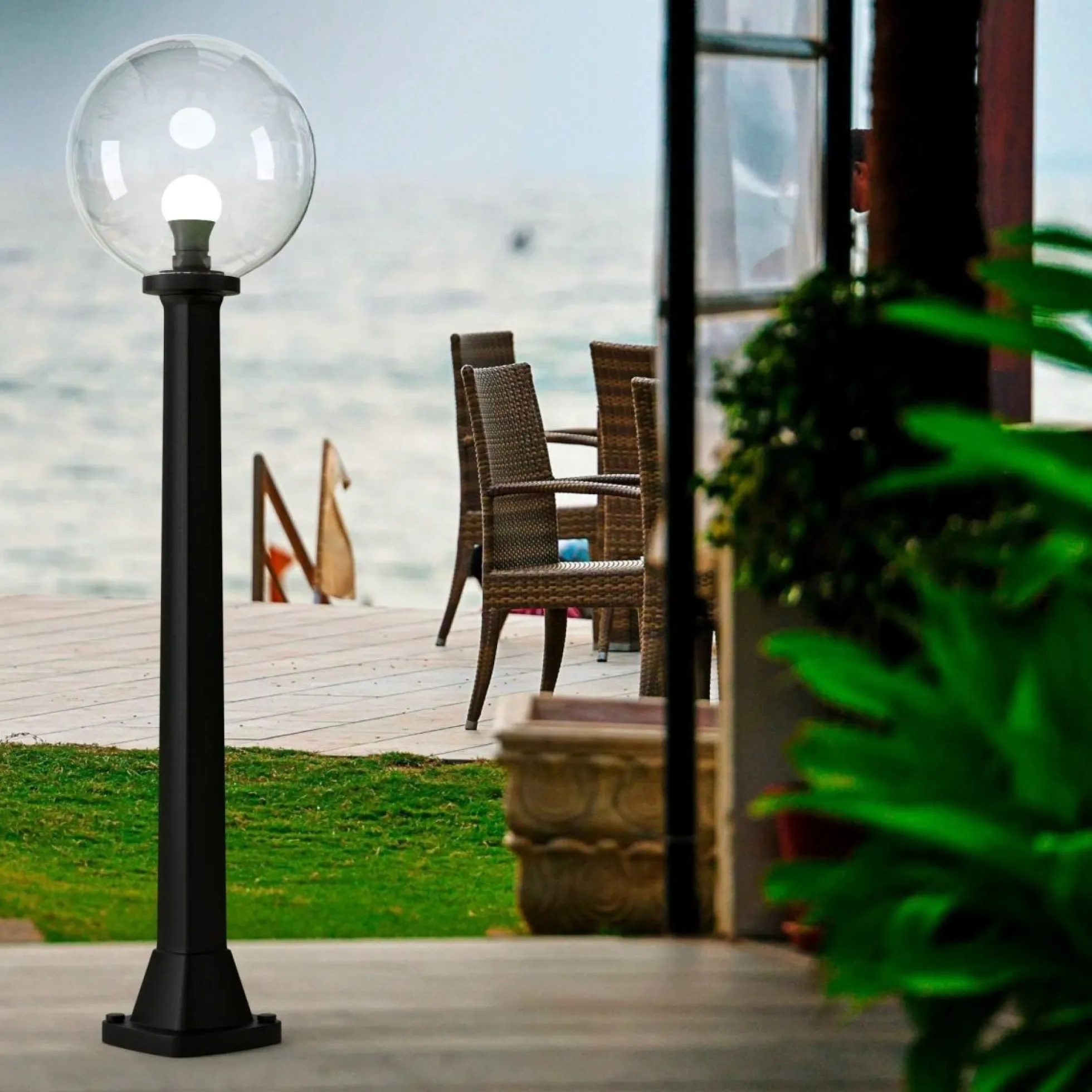 Bolardo de exterior FUMAGALLI "GIAFFA G250" - CCT - E27 - 8,5W