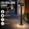 Bolardo de jardin "ASTUM II" orientable - 2xGU10 - 80 cm - IP54