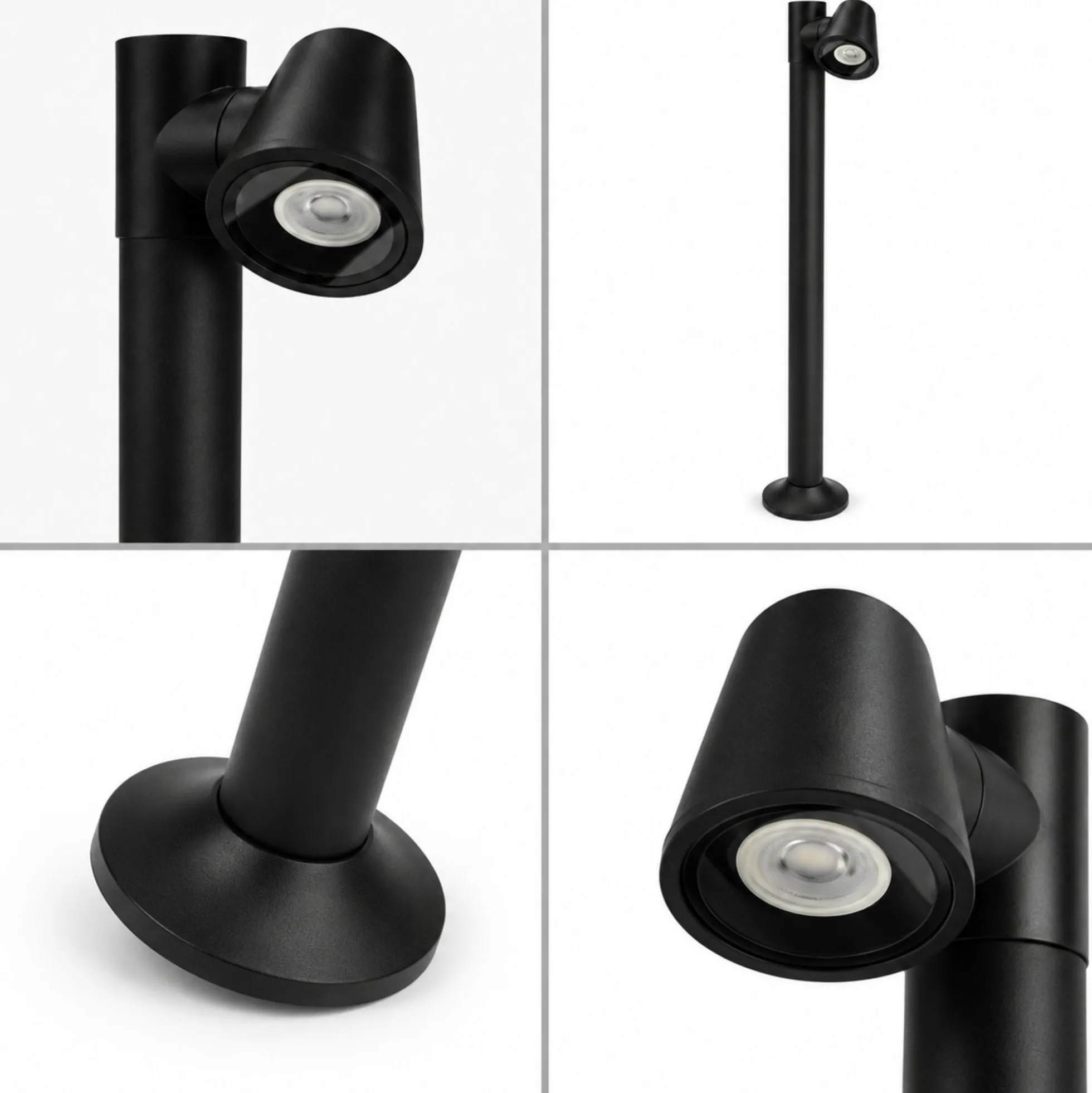 Bolardo de jardin "ASTUM" orientable - GU10 - 80 cm - IP54