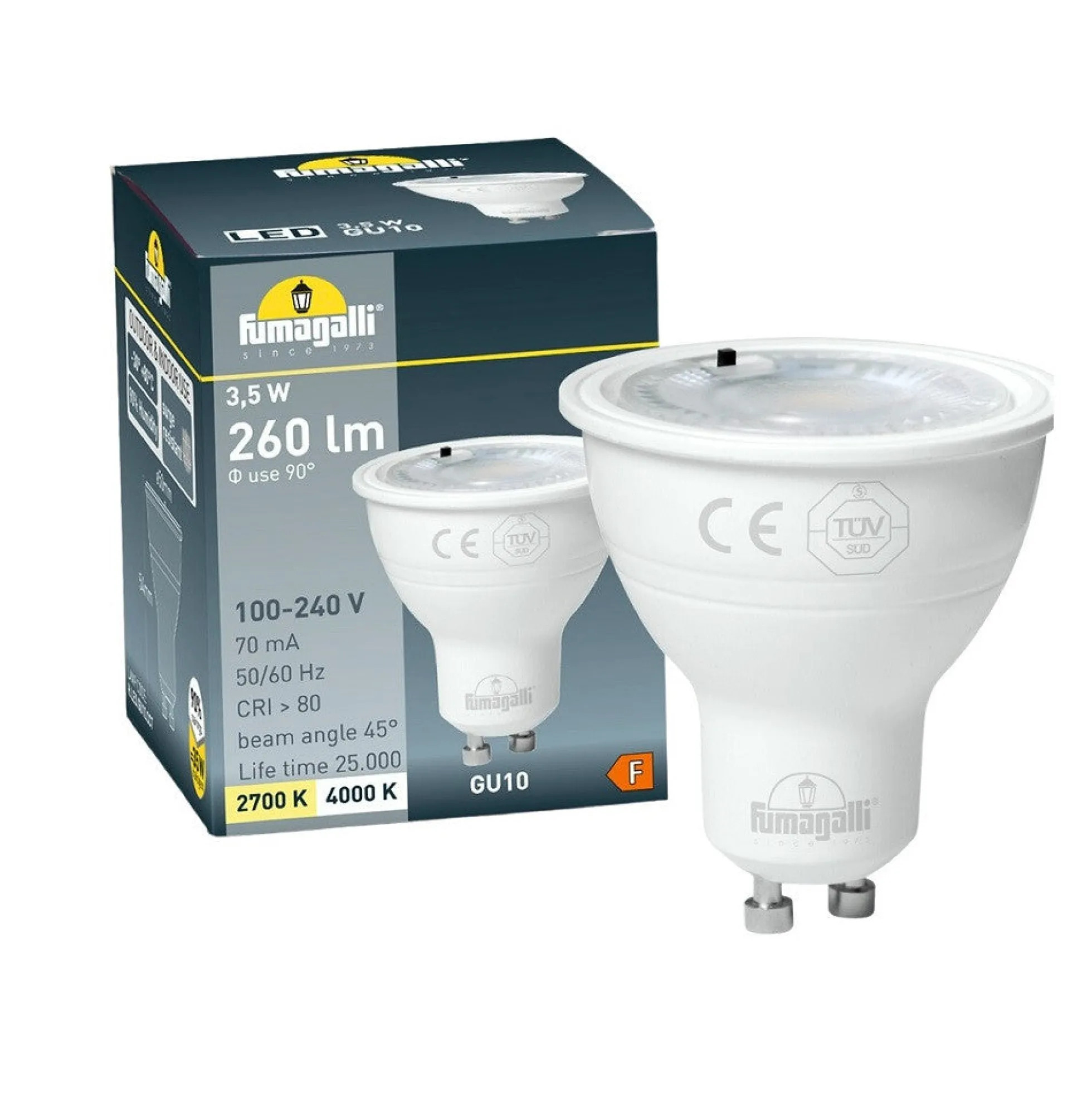 Bolardo para caminos LED FUMAGALLI "CARLO 250" - 3,5W - CCT