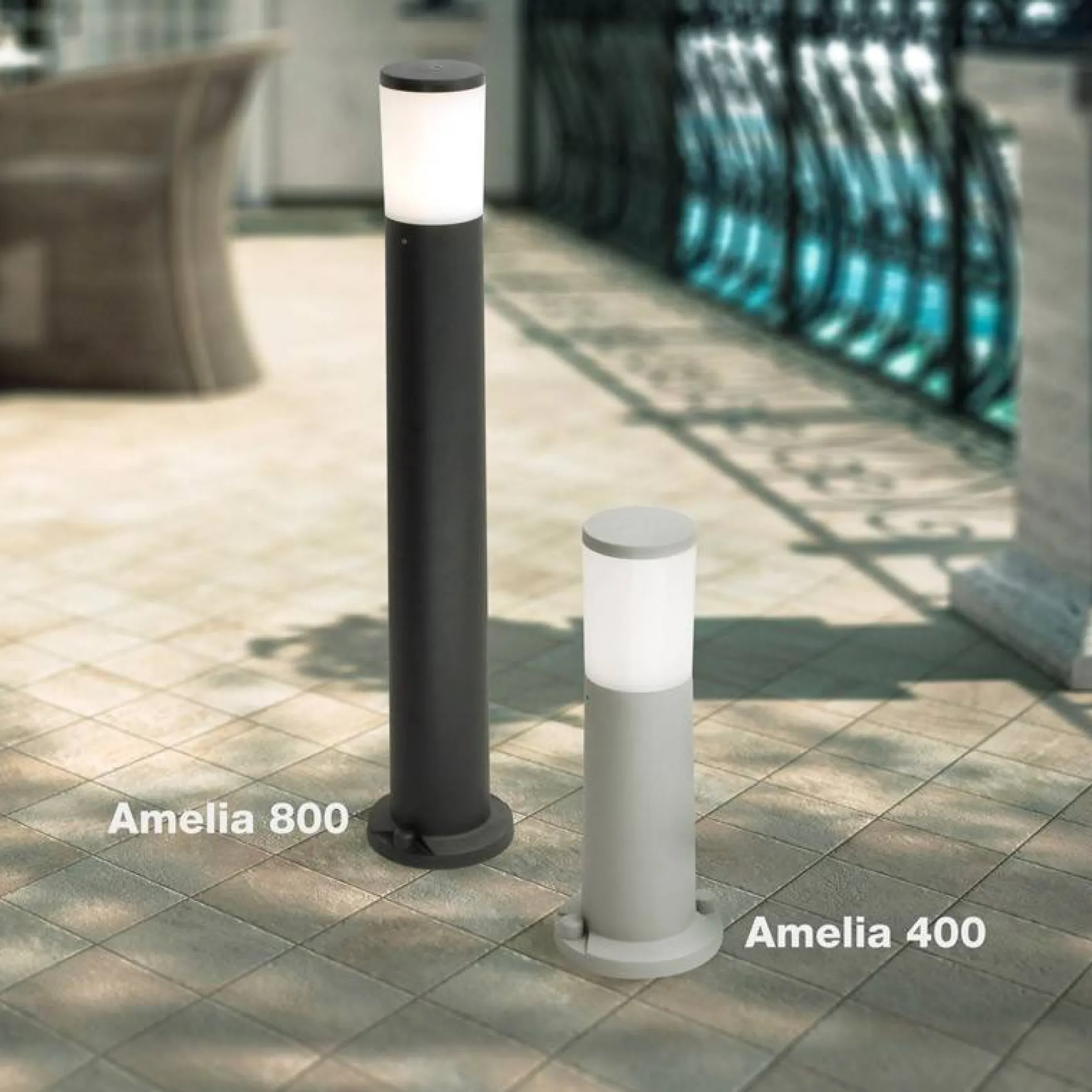 Bolardo para caminos LED FUMAGALLI "Amelia 400" - 8,5W - CCT
