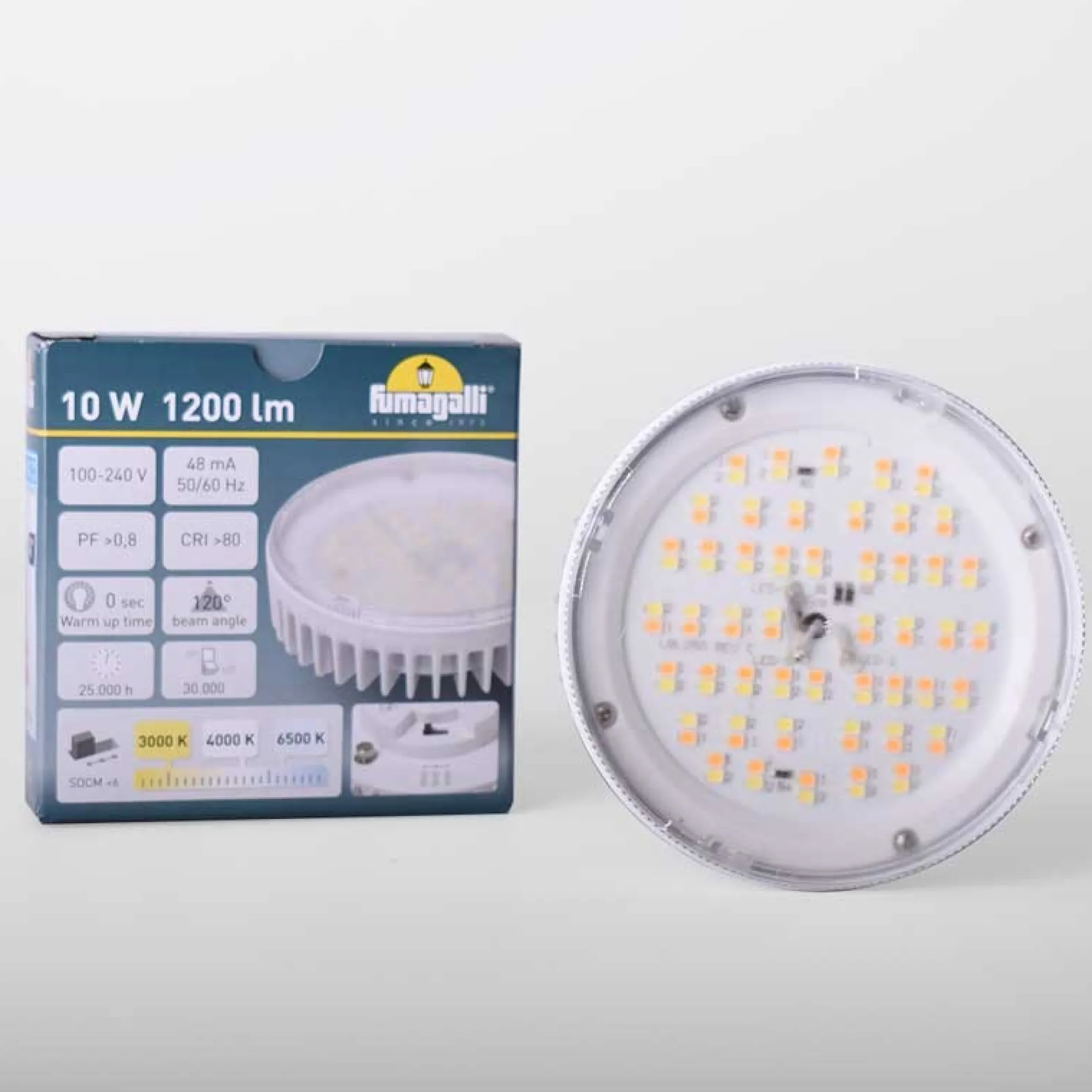 Bolardo para caminos LED FUMAGALLI "ESTER 800" - GX53 - 10W - CCT